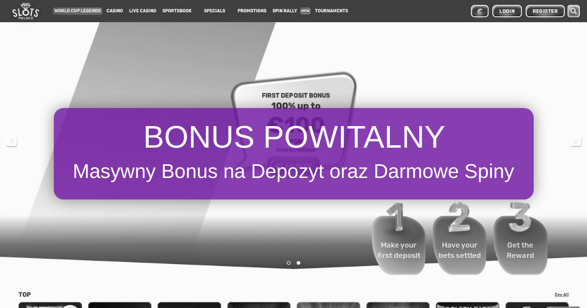 SlotsPalace Casino welcome bonus